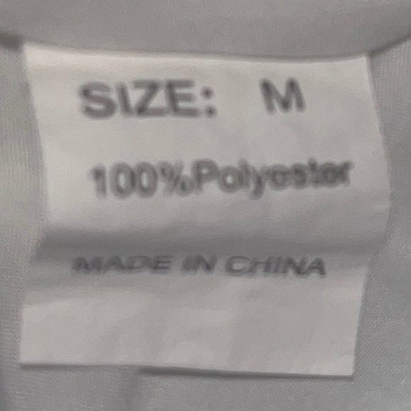 FARYSAYS Women’s Long Sleeve Lace Top V-Neck Polka Dot Flowy Blouse Size M White - Picture 7 of 7